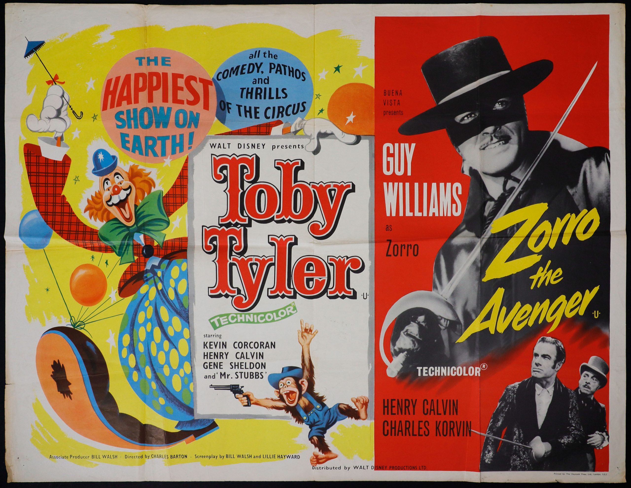 Toby Tyler / Zorro The Avenger (RR)
