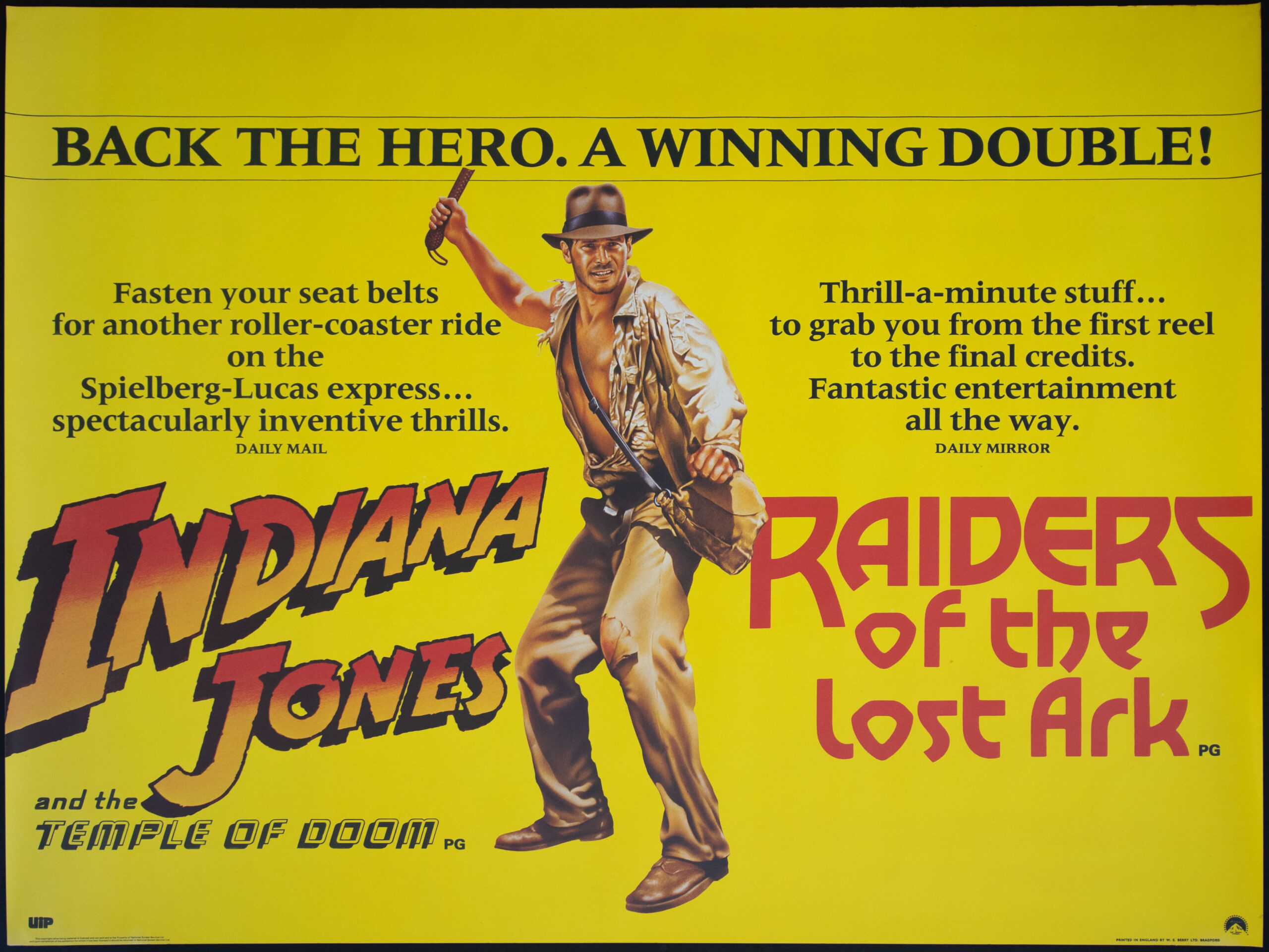 Raiders of the Lost Ark / Indiana Jones and the Temple of Doom (1984)
